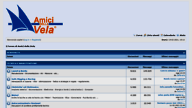 What Amicidellavela.it website looked like in 2021 (3 years ago)
