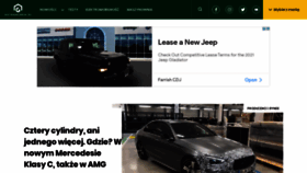 What Autogaleria.pl website looked like in 2021 (4 years ago)