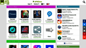 What Apkdom.com website looked like in 2021 (3 years ago)