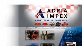 What Adria-impex.de website looked like in 2021 (3 years ago)