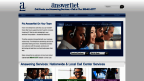 What Answernet.com website looked like in 2021 (3 years ago)