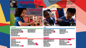 What Abbythepup.com website looked like in 2021 (3 years ago)