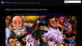 What Animesa.ga website looked like in 2021 (3 years ago)