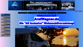 What Aralwagner.de website looked like in 2021 (3 years ago)