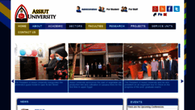 What Aun.edu.eg website looked like in 2021 (3 years ago)