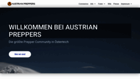 What Austrian-preppers.at website looked like in 2021 (3 years ago)