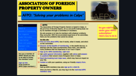 What Afpocalpe.com website looked like in 2021 (3 years ago)