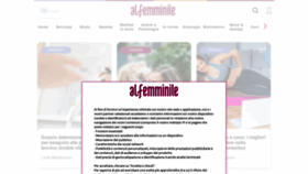 What Alfemminile.com website looked like in 2021 (3 years ago)