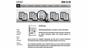 What Alldup.de website looked like in 2021 (3 years ago)