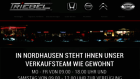 What Autohaus-triebel.de website looked like in 2021 (3 years ago)
