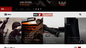 What Americanrifleman.org website looked like in 2021 (3 years ago)