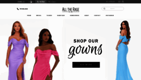 What Alltheragestores.com website looked like in 2021 (3 years ago)