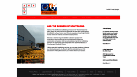 What Agscaffolding.com website looked like in 2021 (3 years ago)