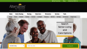 What Alternativesforseniors.com website looked like in 2021 (3 years ago)