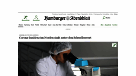 What Abendblatt-anzeigen.de website looked like in 2021 (3 years ago)