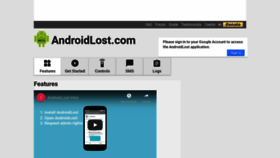 What Androidlost.com website looked like in 2021 (4 years ago)