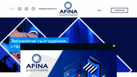 What Afina-group.com.ua website looked like in 2021 (3 years ago)