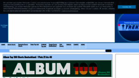 What Album-charts-deutschland.de website looked like in 2021 (3 years ago)