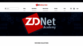 What Academy.zdnet.com website looked like in 2021 (3 years ago)