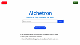 What Alchetron.com website looked like in 2021 (3 years ago)