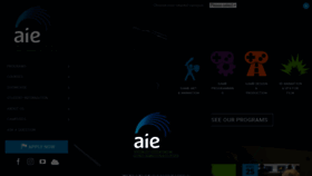 What Aie.edu website looked like in 2021 (3 years ago)