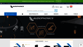 What Audiophonics.fr website looked like in 2021 (3 years ago)