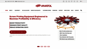 What Anatol.com website looked like in 2021 (3 years ago)