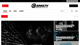 What Apar.tv website looked like in 2021 (3 years ago)
