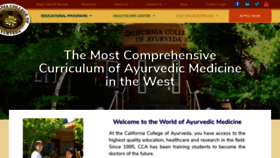 What Ayurvedacollege.com website looked like in 2021 (3 years ago)
