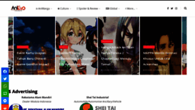 What Anievo.id website looked like in 2021 (3 years ago)