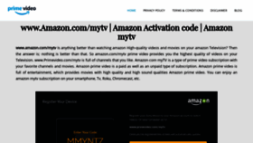What Amazonmmytv.com website looked like in 2021 (3 years ago)