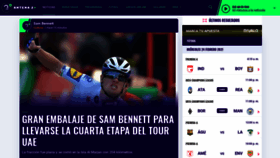 What Antena2.com website looked like in 2021 (3 years ago)