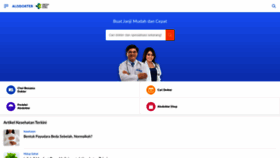 What Alodokter.com website looked like in 2021 (3 years ago)