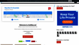 What Askmap.net website looked like in 2021 (3 years ago)