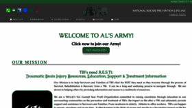 What Alsarmy.org website looked like in 2021 (3 years ago)