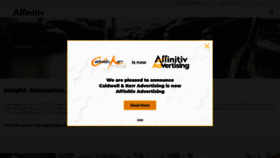 What Affinitiv.com website looked like in 2021 (3 years ago)