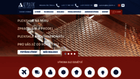 What Az-plastik.cz website looked like in 2021 (5 years ago)