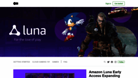 What Amazonluna.blog website looked like in 2021 (3 years ago)