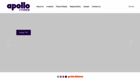 What Apollotyres.com website looked like in 2021 (3 years ago)