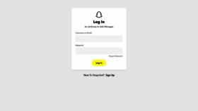 What Ads.snapchat.com website looked like in 2021 (3 years ago)