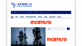 What Africabusinesscommunities.com website looked like in 2021 (4 years ago)