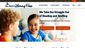 What Allaboutlearningpress.com website looked like in 2021 (3 years ago)