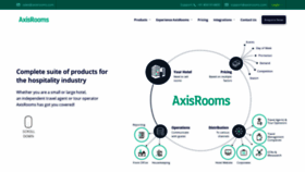 What Axisrooms.com website looked like in 2021 (3 years ago)