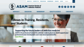 What Asam.org website looked like in 2021 (3 years ago)
