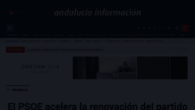 What Andaluciainformacion.es website looked like in 2021 (3 years ago)