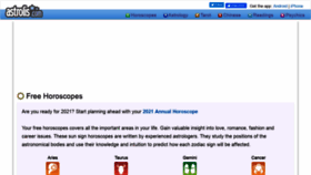 What Astrolis.com website looked like in 2021 (3 years ago)