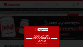 What A1supplements.com website looked like in 2021 (3 years ago)
