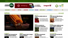 What Agrolink.com.br website looked like in 2021 (5 years ago)