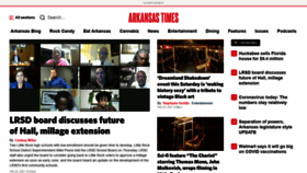 What Arktimes.com website looked like in 2021 (3 years ago)