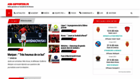 What Asm-supporters.fr website looked like in 2021 (3 years ago)
